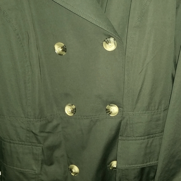 *NWOT*Roaman's Double Breasted Trench Coat - Picture 5 of 10